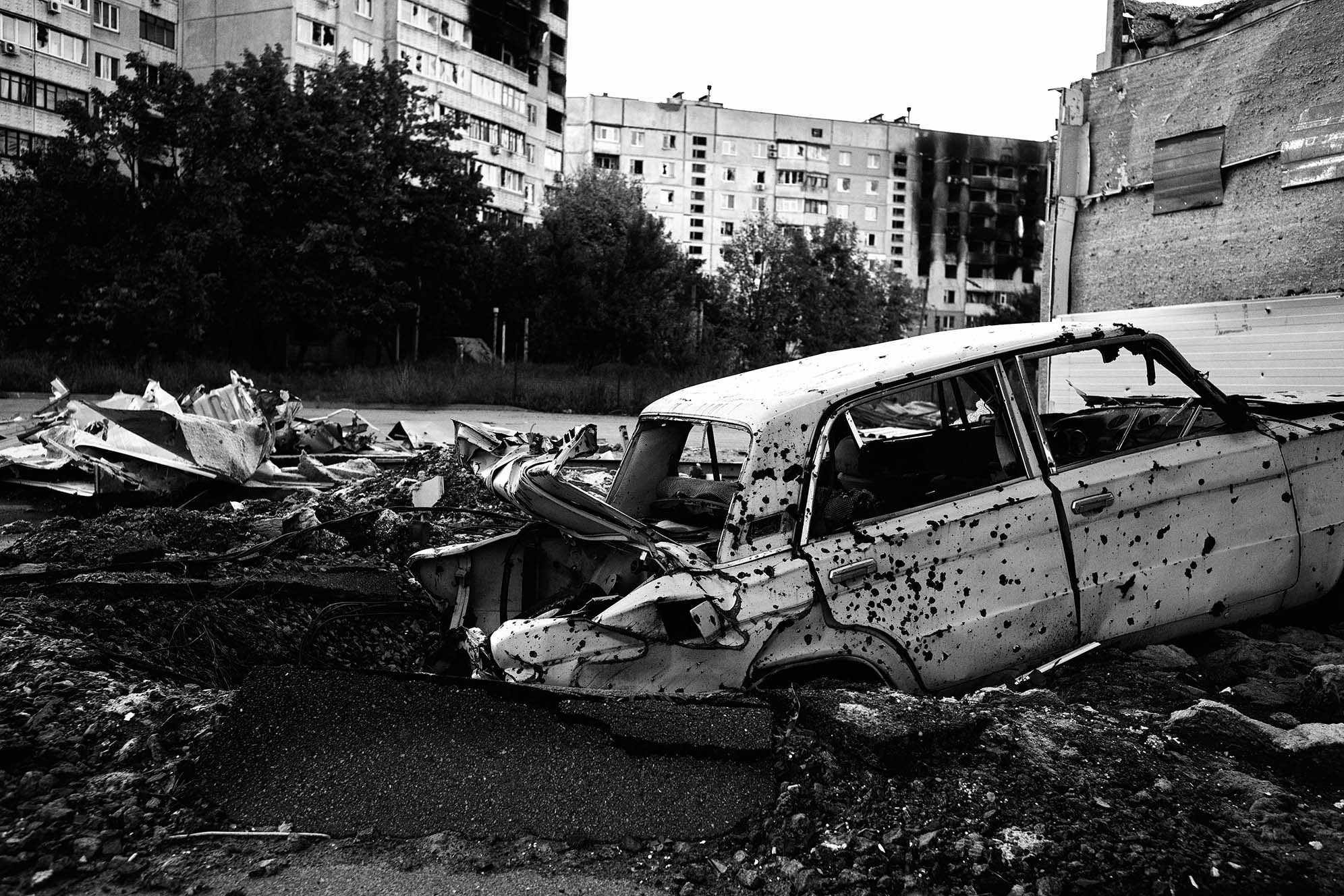 Fotografia reportażowa z wojny w Ukrainie - fot. Piotr Sobik